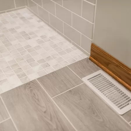 Ken Spears Bathroom Remodel with walk-in shower