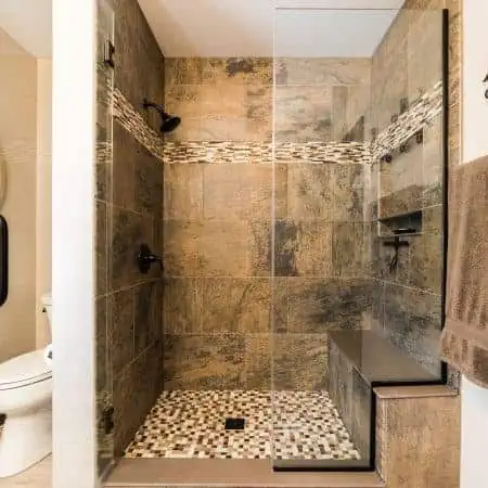 Bathroom Remodel with wood floors