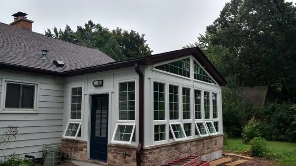 Screened In Porch Remodel As Addition To Exterior Home