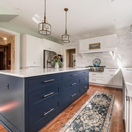 beautiful white kitchen remodel