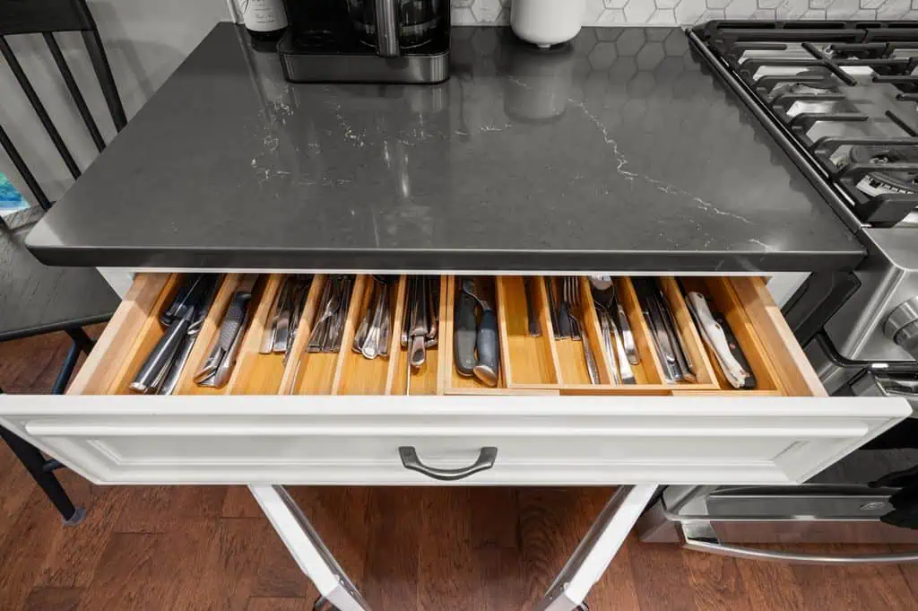 Kitchen remodel drawer
